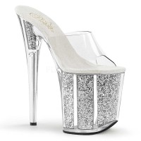 FLAMINGO-801G - Clear Silver Glitter