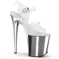 FLAMINGO-808 - Clear Silver Chrome