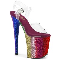 Flamingo-808RBG - Clear Raiow Glitter