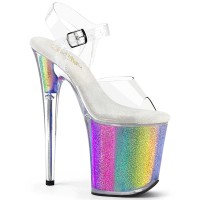 Flamingo-808RG-01 - Clear Rainbow Glitter