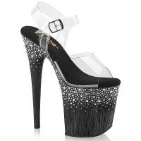 Flamingo-808SPKL-02 - Clear Black Silver