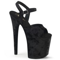 Flamingo-809WR - Black Shimmering Fabric