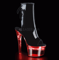 Flashdance-1018-7 - Black Pat Clear  