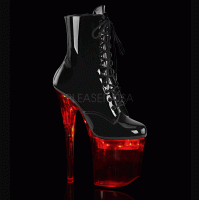 Flashdance-1020-8 - Black Pat Clear  