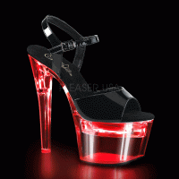 Flashdance-709 - Black Pat Clear  