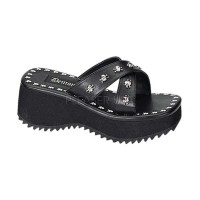 Demonia Flip-05 - Black Pu