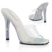 Gala-01DML - Clear Silver AB - Rhinestone Heel