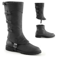 Funtasma GOTHAM-105 - Black Distressed Pu