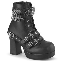 Gothika-66 - Black Vegan Leather