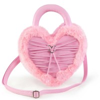 Hb-631 Heart Handbag - Baby Pink
