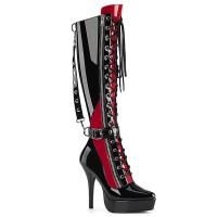 Indulge-2028 - Black Red Patent