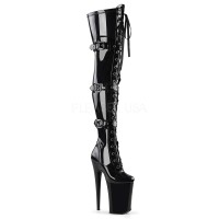 Infinity-3028 - Black Stretch Pat  