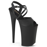 Infinity-924 - Black Faux Leather Matte