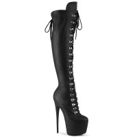 Jubilant-3012 - Black Stretch Faux Leather
