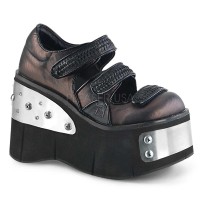 Kera-13 - Black Pewter Vegan Leather  