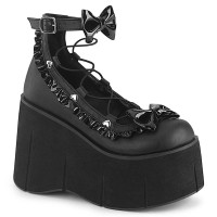 Kera-18 - Black Vegan Leather