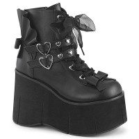 Kera-55 - Black Vegan Leather