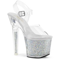Lovesick-708SG - Clear Silver Multi Iridescent Glitters