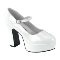 Funtasma Maryjane-50 - White Patent