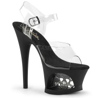 Moon-708SK - Clear Black Pewter Matte  