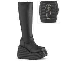 Morte-300 - Black Vegan Leather
