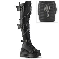 Morte-312 - Black Vegan Leather