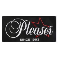 Pleaser Banner - PLEASER Embroidered Banner