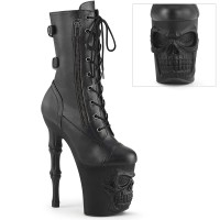 Rapture-1047 - Black Faux Leather Matte