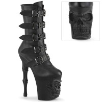 Rapture-1052BK - Black Faux Leather Matte
