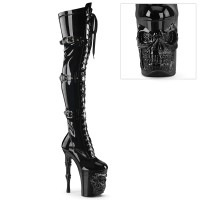 Rapture-3028 - Black Stretch Patent