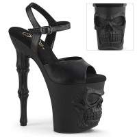 Rapture-809 - Black Faux Leather Matte SPECIAL - Size 10