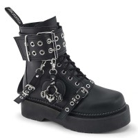 Rebel-52 - Black Vegan Leather