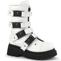 Renegade-55 - White Vegan Leather