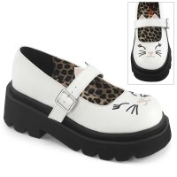 Renegade-56 - White Vegan Leather