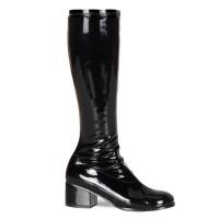 Funtasma Retro-300 - Black Stretch Patent