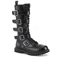 Riot-18BK - Black Leather  