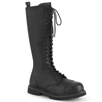Riot-20 - Black Vegan Leather
