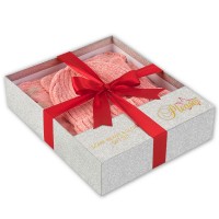 Pleaser Scarf Beanie Gloves Gift Set - Pink