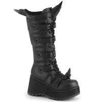 Scene-157 - Black Vegan Leather