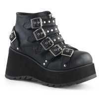 Scene-30 - Black Vegan Leather  