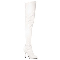 Seduce-3000 - White Stretch Patent
