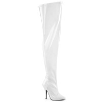 Seduce-3000WC - White Stretch Patent