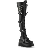 Shaker-420 - Black Stretch Vegan Leather