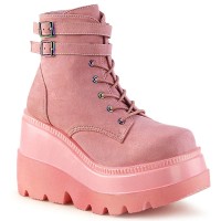 Shaker-52 - Pink Vegan Suede