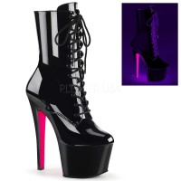 Sky-1020TT - Black Pat Neon Pink  