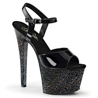 SKY-309MG - Black Black Glitter