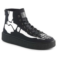 Sneeker-252 - Black Canvas  