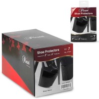 Sp-8H-B - Shoe Protectors - Black Patent - 6-Pairs
