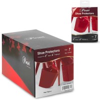 Sp-8H-R - Shoe Protectors - Red Patent - 6-Pairs