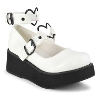 Sprite-02 - White Vegan Leather  